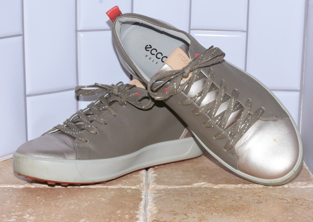 ECCO Ladies Hybrid Spikeless Soft Hydromax Comfort Golf Sneaker 40-9 Extra Wide